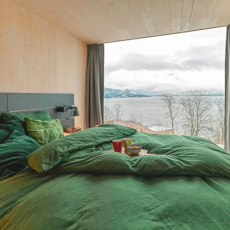 Funkis-cabin In With Fantastic Fjordview * Herand