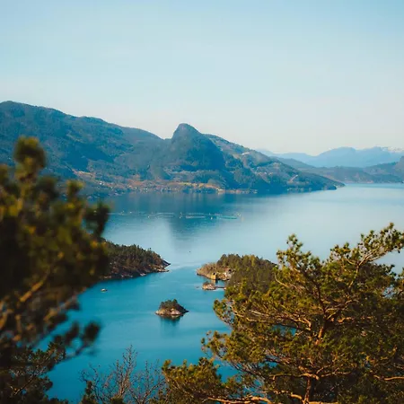 Hardangerfjord Panorama With Spectacular Fjord Views Lägenhet Herand