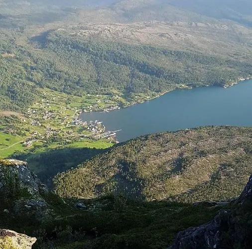 Hardanger Fjordtun Panorama Near The Hardangerfjord With Fantastic Fjordview, Silence And Nature Appartement
